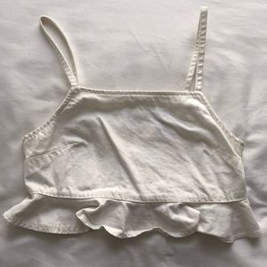 Forever 21 Jean Crop Top